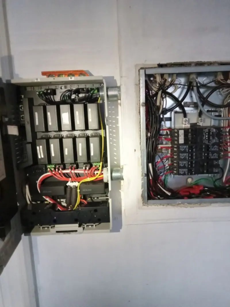 Electrical panel upgrade completed for Security Camera Wiring in McMinnville